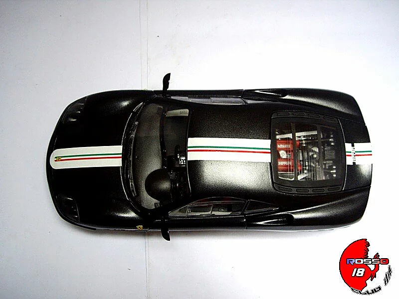 Ferrari 360 Modena coupe cs zwart 1/18 Hot Wheels